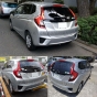 กันชนหลัง HONDA JAZZ GK (FIT GK3) โฉมญี่ปุ่น ใส่รถไทยได้ ปี 2014-2018 งานดิบ อย่างดี เข้ารูป 