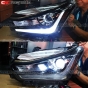 Headlight-SAITAMA-ISUZU-DMAX-2018-2019-STEALTH-BLUE-POWER-with-chrome-trim-OEM-standard-Right

