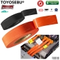 TOYOSEBU เทปพันสายไฟ PET ฉนวนผ้า 105'C  สีดำ 19mm. ยาว 15เมตร