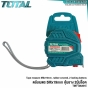 ตลับเมตร 5Mx19mm TOTAL หุ้มยาง ปุ่มล็อค 2 ตัว รหัส TMT126351E
