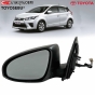 TOYOSEBU กระจกมองข้าง TOYOTA YARIS ปี 2014 - ไฟฟ้า (3สาย) - ดำ - ข้างซ้าย