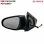 TOYOSEBU กระจกมองข้าง TOYOTA YARIS ปี 2014 - ไฟฟ้า (3สาย) - ดำ - ชุด คู่ ซ้ายขวา