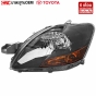 ไฟหน้า TOYOTA VIOS ปี 2007-2012 โคมดำ+ส้ม SMOKE