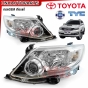 TYC ไฟหน้า TOYOTA FORTUNER CHAMP ปี 2012-2015 โปรเจคเตอร์ มุมดำ - คู่ซ้ายขวา
