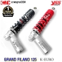 YSS โช๊คหลัง SUZUKI RC100 RC80 ความสูง 280มิล ของแท้100% รับประกัน6เดือน RS168-280-07-Z5 สีแดง