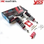 YSS-G-SERIES-rear-shocks-for-HONDA-WAVE-YAMAHA-SPARK-320mm-black-spring-silver-body
