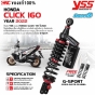 YSS G-SPORT โช๊คหลัง CLICK 160 ปี 2021 ขึ้นไป แถมฟรี สปริง 1 ชุด BLACK SERIES (SMOOTH) รุ่น OG302-340TR-05-888A