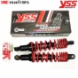 YSS โช้คหลังรุ่น TOP-PLUS สำหรับ HONDA WAVE 110i, 125i, YAMAHA SPARK 115i, Z NANO ขนาด 280 มิล แกนดำ สปริงแดง
