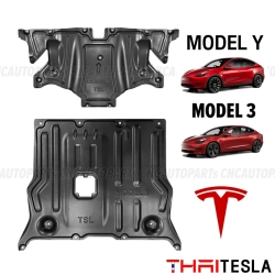 SKID PLATE แผ่นกันกระแทกใต้ท้องรถ TESLA MODEL Y เหล็กกันแคร้ง แผ่นปิดใต้เครื่อง หน้า+หลัง