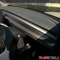 คอนโซลหน้าคาร์บอน TESLA MODEL 3, MODEL Y CARBON FORGED แท้