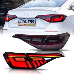 ไฟท้ายแต่ง CIVIC FE LED ไฟเลี้ยววิ่ง สวย