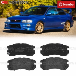BREMBO ผ้าเบรคหน้า SUBARU IMPREZA WRX GC8 GF (2.0TURBO) EJ20 อิมคอแดง ปี 1993-1997 P78007