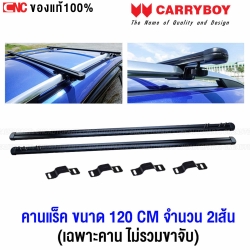 CARRYBOY คานแร็ค ยาว120เซนติเมตร คานขวาง จำนวน 2เส้น (เฉพาะคานแร๊ค)