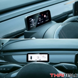 หน้าจอ MINI SCREEN DISPLAY TESLA MODEL 3 / Y 4.6 นิ้ว ไม่บังแอร์