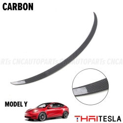 สปอยเลอร์ ตูดเป็ด Model Y หลังกาว3M DUCKTAIL SPOILER - คาร์บอนเงา