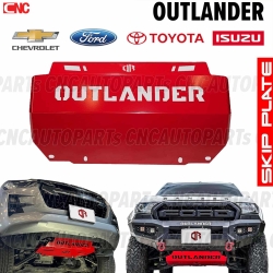 OUTLANDER-Skid-plate-red-under-engine-protection-CHEVROLET-COLORADO-2012-2019
