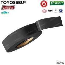 เทปพันสายไฟ PET รถไฟฟ้า EV สีดำ PET 105'C แบบผ้า