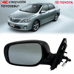 กระจกมองข้างไฟฟ้า 3 สาย TOYOTA ALTIS ปี 2008-2013 สีดำ ไม่มีไฟเลี้ยว