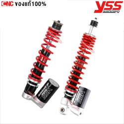 YSS G-SERIES โช๊คหน้า+โช๊คหลัง VESPA PRIMAVERA 125/150 3VIE ปี 2012ขึ้นไป / SPRINT 150 ปี 2018 ขึ้นไป (แก๊สแท้) สปริงแดง
