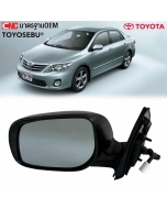 กระจกมองข้างไฟฟ้า 3 สาย TOYOTA ALTIS ปี 2008-2013 สีดำ ไม่มีไฟเลี้ยว