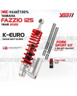 (1-year-warranty)-YSS-rear-shock-YAMAHA-FAZZIO-125-K-EURO-inverted-shock-red-spring-
